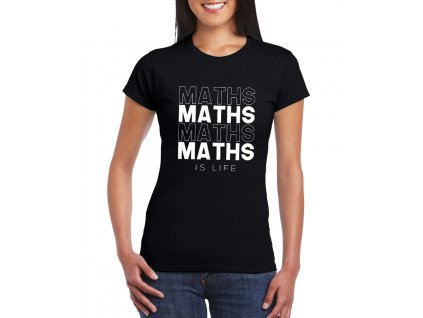damske tricko Matematika život