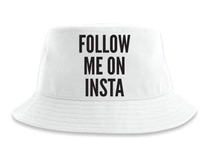 Klobouček Sleduj mě na instagramu