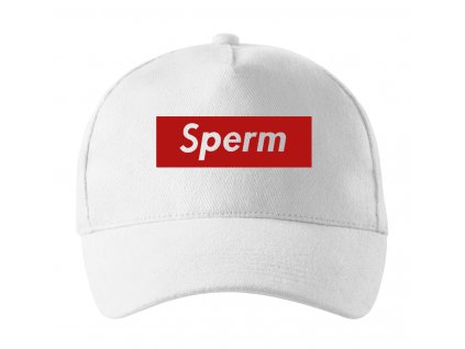 Kšiltovka Sperm parodie Supreme