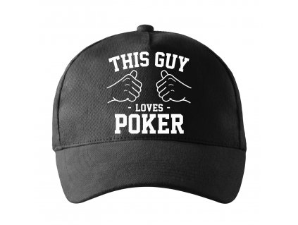 Kšiltovka Tento člověk miluje poker