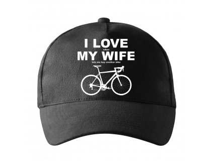 Kšiltovka Miluji ženu když si můžu koupit nové kolo
