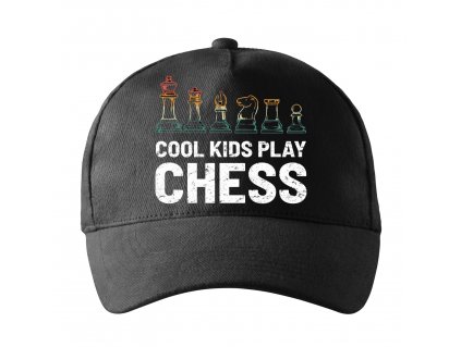 Kšiltovka Cool děti hrajou šachy