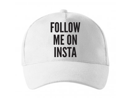 Kšiltovka Sleduj mě na instagramu