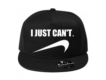 Snapback I just cant Parodie Nike