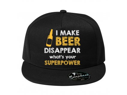 Snapback Sleduj nechám pivo zmizet a jaká je tvoje superschopnost