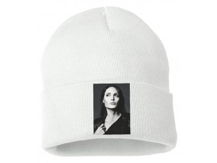 Zimní pletená čepice Angelina Jolie