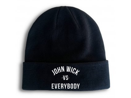 Zimní pletená čepice John Wick proti všem