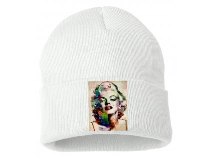 Zimní pletená čepice Marilyn Monroe