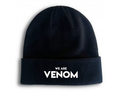 Zimní pletená čepice my jsme Venom