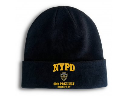 Zimní pletená čepice NYPD