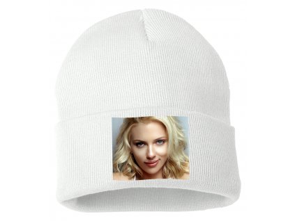 Zimní pletená čepice Scarlett Johansson