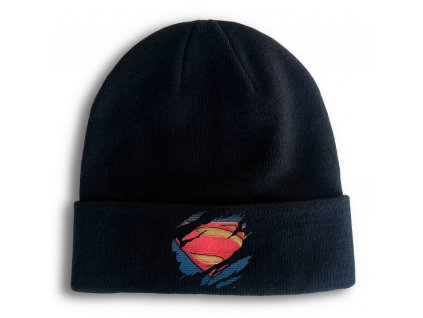 Zimní pletená čepice Superman
