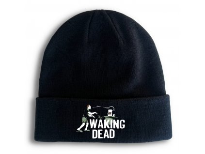 Zimní pletená čepice Walking Dead Parodie