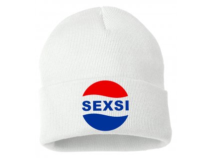 Zimní pletená čepice Sexsi Parodie Pepsi