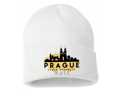 Zimní pletená čepice Hlavní město Praha