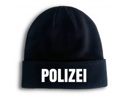 Zimní pletená čepice Německá policie Polizei