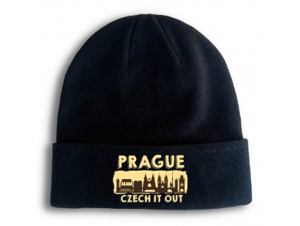 Zimní pletená čepice Praha