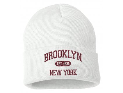 Zimní pletená čepice Brooklyn New york