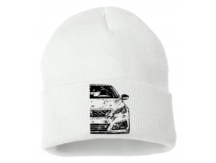 Zimní pletená čepice Peugeot 308
