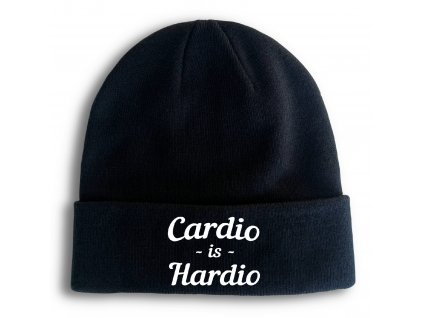 Zimní pletená čepice Cardio je Hardio