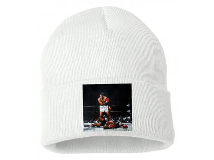 Zimní pletená čepice Muhammad Ali box