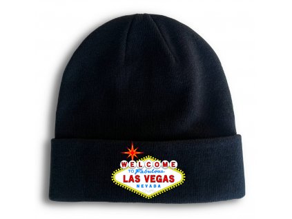 Zimní pletená čepice Vítejte do Las Vegas