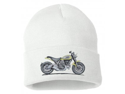 Zimní pletená čepice Ducati motorka