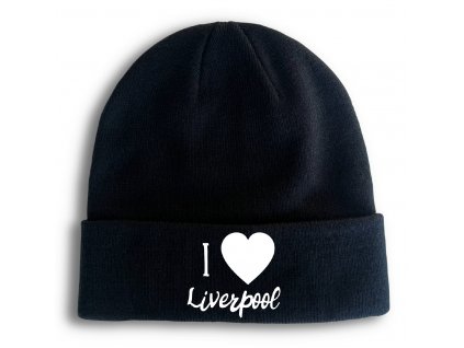 Zimní pletená čepice Miluji Liverpool FC