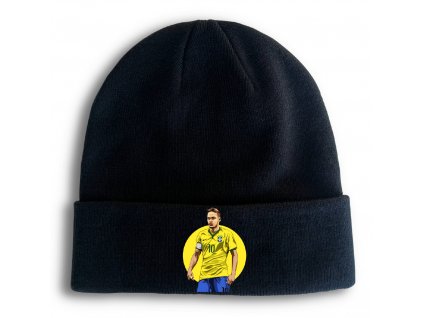 Zimní pletená čepice Neymar 10 Brazílie