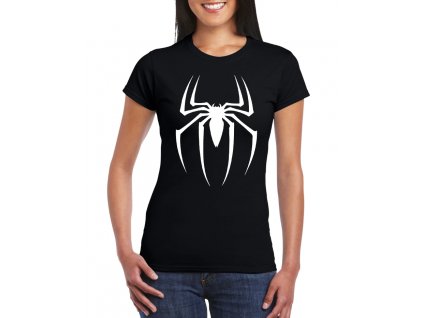 dámské černé tričko spiderman pavouk