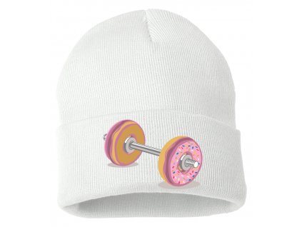 Zimní pletená čepice Činka donut