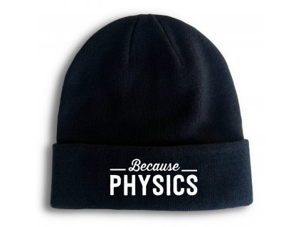 Zimní pletená čepice Protože fyzika
