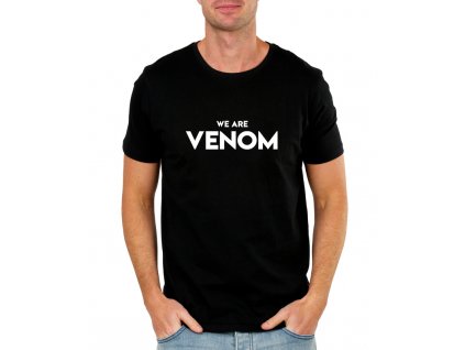 pánské černé tričko my jsme Venom
