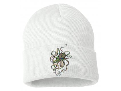 Zimní pletená čepice Chobotnice