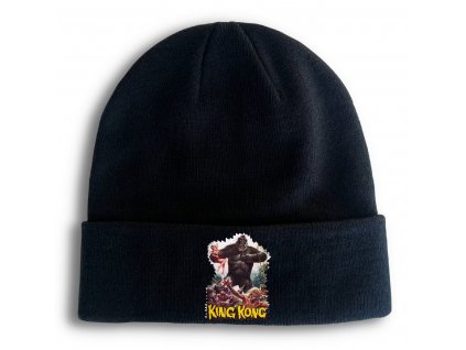 Zimní pletená čepice King kong