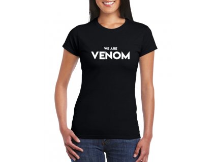 dámské černé tričko my jsme Venom