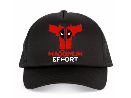 Kšiltovka trucker Deadpool Maximum effort