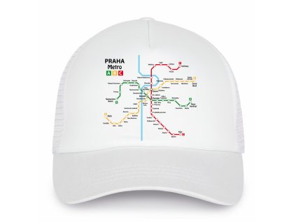 Kšiltovka trucker Praha Metro