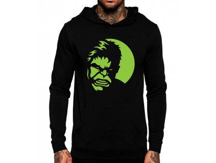 unisex mikina s kapucí hulk