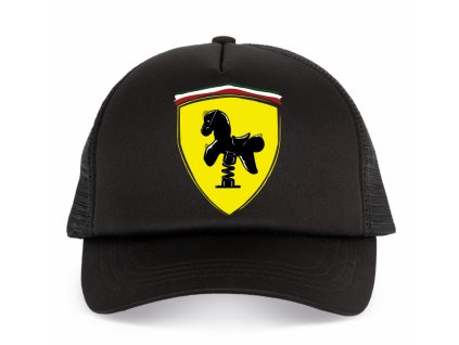 Kšiltovka trucker Ferrari kůň