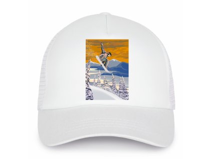 Kšiltovka trucker Snowboard jízda