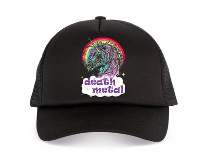 Kšiltovka trucker Death Metal Unicorn