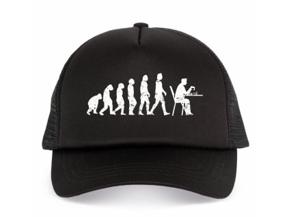 Kšiltovka trucker Šachy evoluce