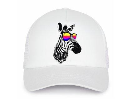 Kšiltovka trucker Zebra