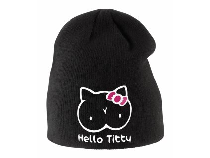 Dětská zimní čepice Hello Kitty Parodie