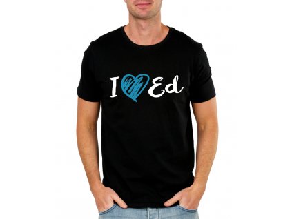 Pánské tričko I love Ed Sheeran