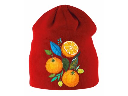 Dětská zimní čepice Pomeranče