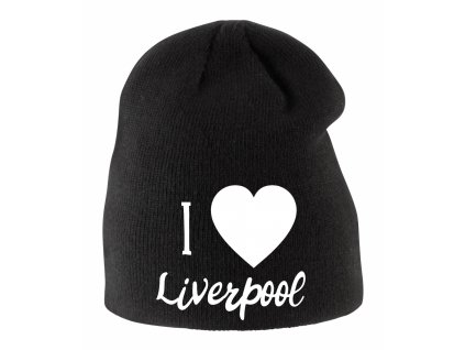 Dětská zimní čepice Miluji Liverpool FC