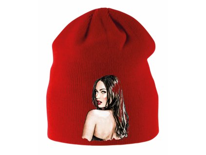 Dětská zimní čepice Megan Fox postoj
