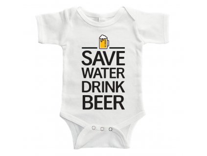 body Zachraňte vodu pijte pivo